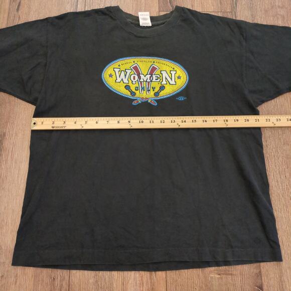 VTG Women Only Ladies Size Large Beauty Strength Endurance Single Stitch 90s - Picture 6 of 8